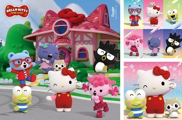 Produktbilde 2 for Puslespill Hello Kitty Super Style 3x49 brikker, Ravensburger