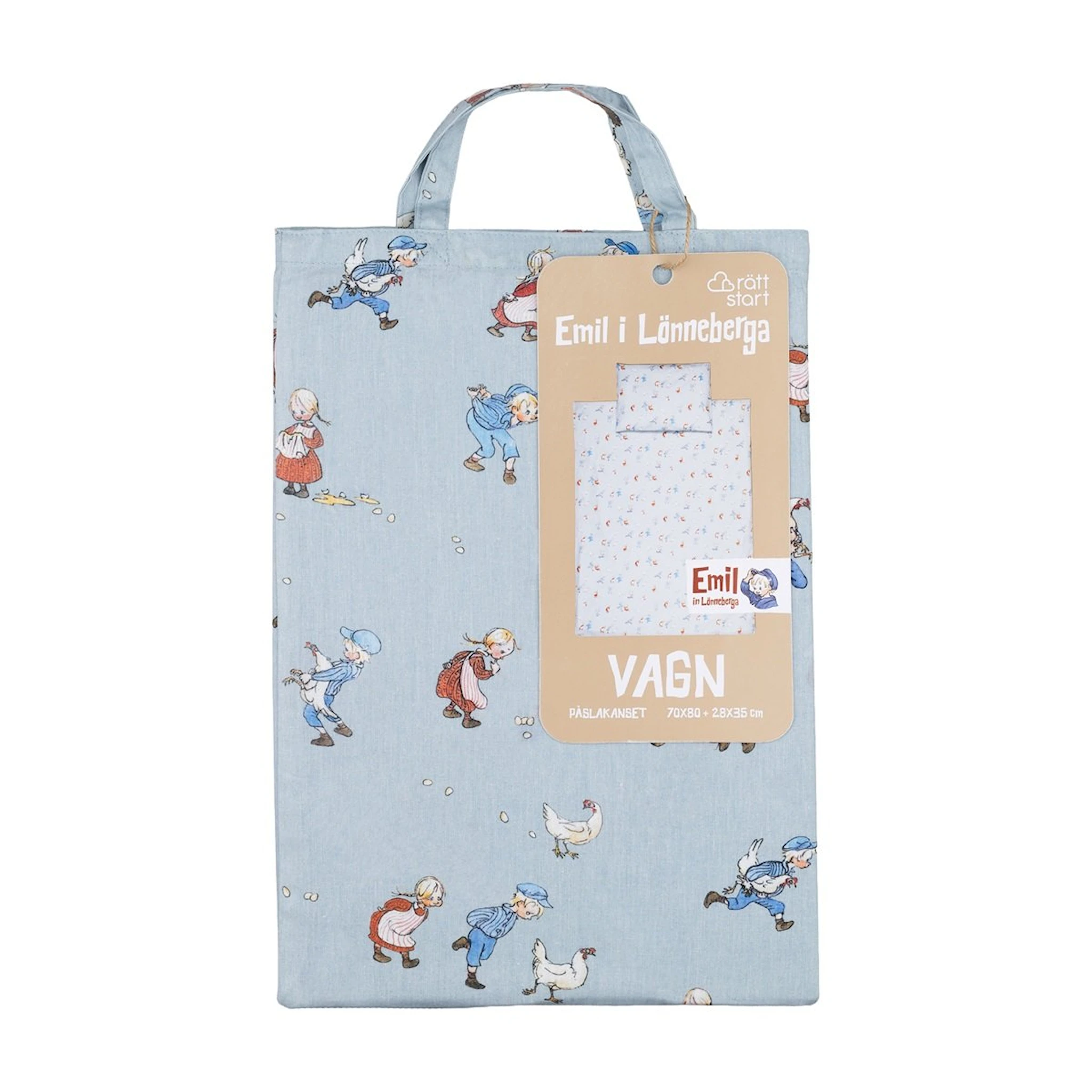 Produktbilde for Emil i Lønneberget Dynetrekksett Vogn/Vugge Rätt Start