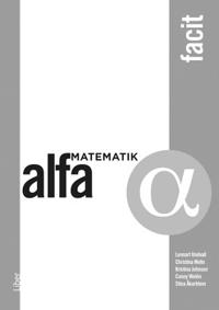 Matematik Alfa Facit