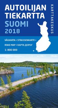 Autoilijan Tiekartta Suomi 2018