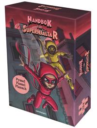 Handbok för superhjältar box : pysselbok plansch och pussel 150 bitar