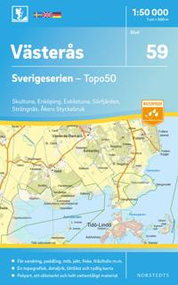 59 Västerås Sverigeserien Topo50 : Skala 1:50 000