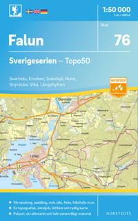 76 Falun Sverigeserien Topo50 : Skala 1:50 000