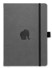 Dingbats* Wildlife A5+ Grey Elephant Notebook – Dotted