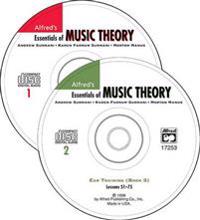 Alfred’s Essentials of Music Theory, Bk 1-3: Ear Training, 2 CDs