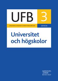 UFB 3 Universitet och högskolor 2019 / 20