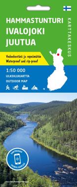 Hammastunturi Ivalojoki Juutua ulkoilukartta 1:50 000