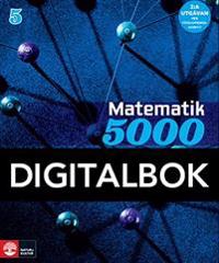 Matematik 5000 Kurs 5 Blå Lärobok Digital, andra upplagan