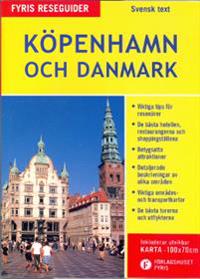 Köpenhamn och Danmark med karta