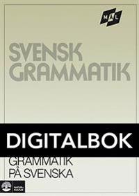 Mål Svensk grammatik på svenska Digital u ljud