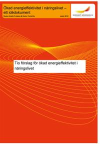 Tio förslag för ökad energieffektivitet i näringslivet : ett idédokument