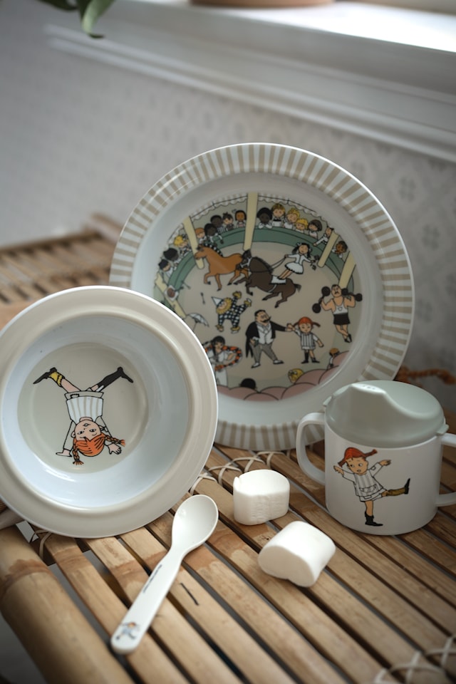 Produktbild 2 för Pippi Cirkus Barnservis 3-del Rätt Start