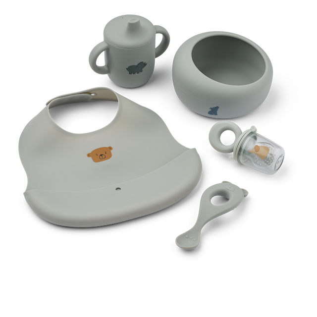 Produktbilde 1 for Mileah Måltidssett Dove Blue Liewood