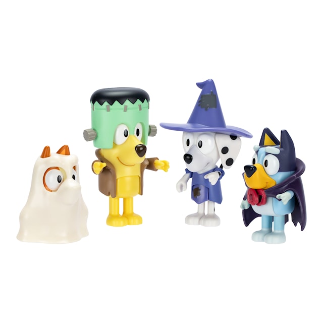 Produktbilde 2 for Figurer 4-pack Maskerade tema Halloween Bluey