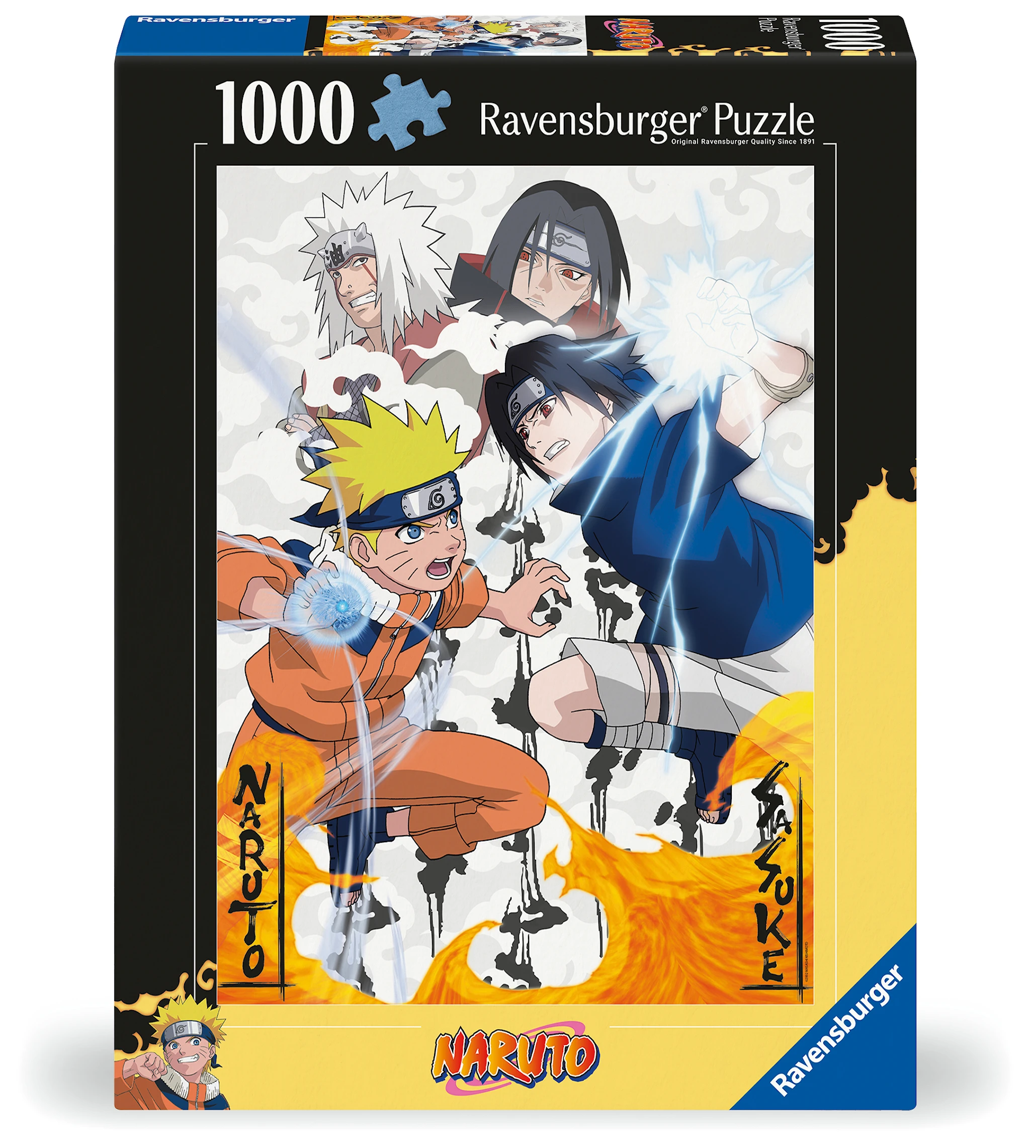 Tuotekuva ille Naruto vs Sasuke Palapelit 1000 palaa, Ravensburger