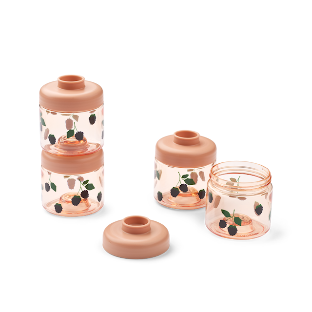 Dominique Vauvan Ruokailu Tritan Rasiat 100 ml 4-Pakkaus Berry / Pale Tuscany