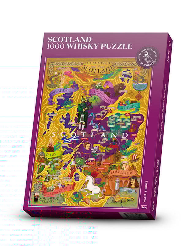 Tuotekuva 1 - Viskipalapeli - Skotlanti 1000 palaa Water and Wines