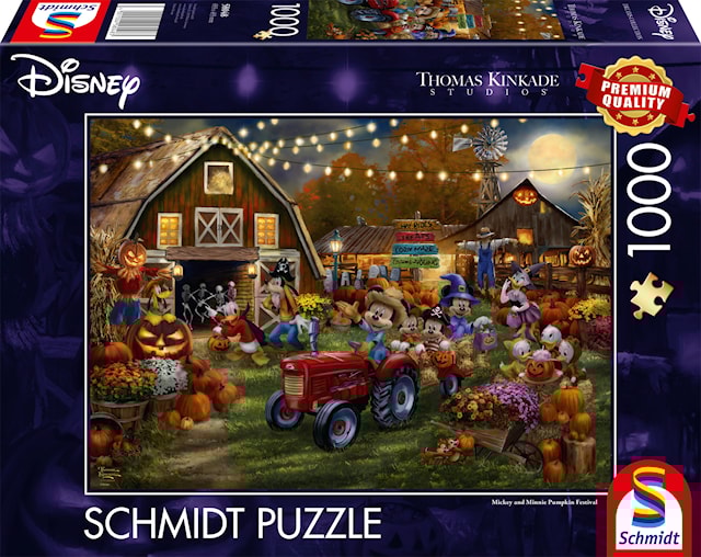 Produktbilde 1 for Disney, Mickey & Minnie Pumpkin Festival Puslespill 1000 Brikker Schmidt
