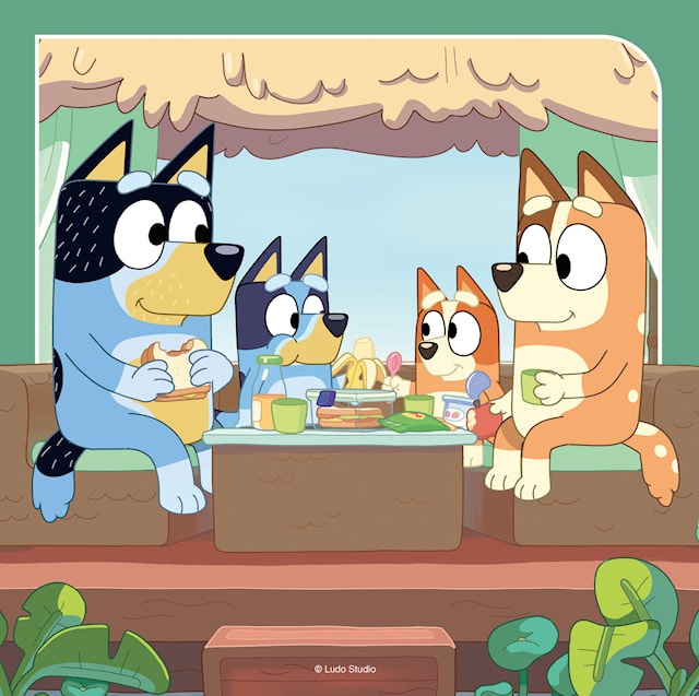 Produktbild 3 för Bluey Pussel 3x49 bitar Ravensburger