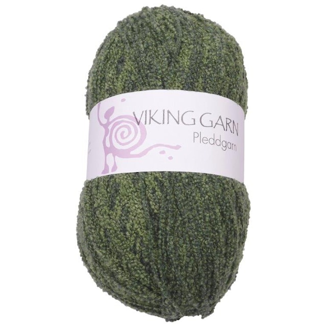 Pleddgarn Garn Akrylmix 350 g Mörkgrön 731 Viking Garn