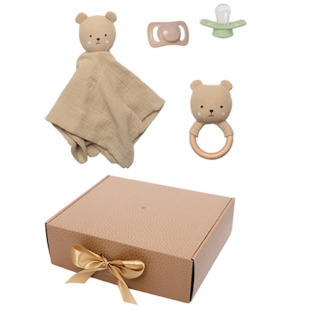 Produktbild 1 för Babypresent Teddy Snutte Jabadabado
