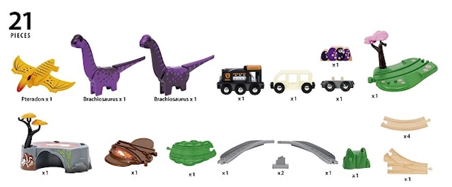 Produktbilde 7 for Brio World Dinosaur Adventure Togbana (36094)