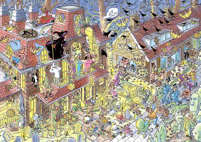 Produktbilde 2 for Jan Van Haasteren Trick or Treat Puslespill 500 brikker