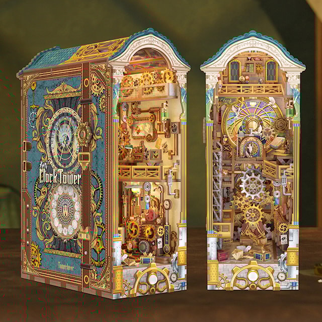 Tuotekuva 5 - Book Nook: Clock Tower, Tonecheer