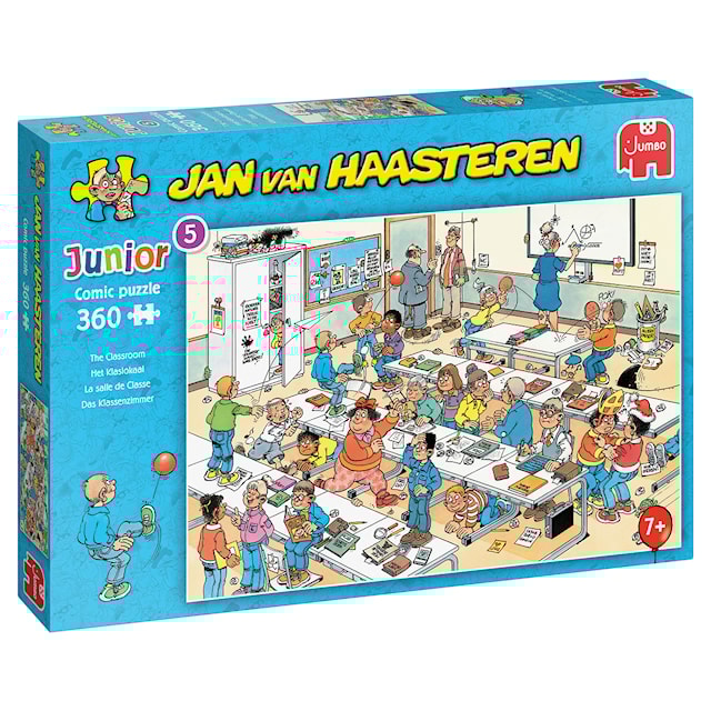 Produktbild 3 för Jan Van Haasteren Junior The Classroom Pussel 360 bitar, Jumbo