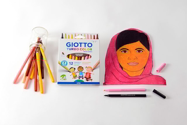 Tuotekuva 4 - Giotto Turbo Color Skintones  -tussit, 12 kpl