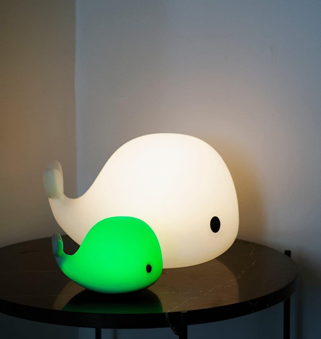 Produktbild 2 för LED-lampa Christian the whale 30 cm Filibabba