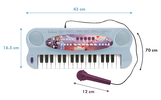 Produktbild 2 för Keyboard med Mikrofon Frost 2 Lexibook
