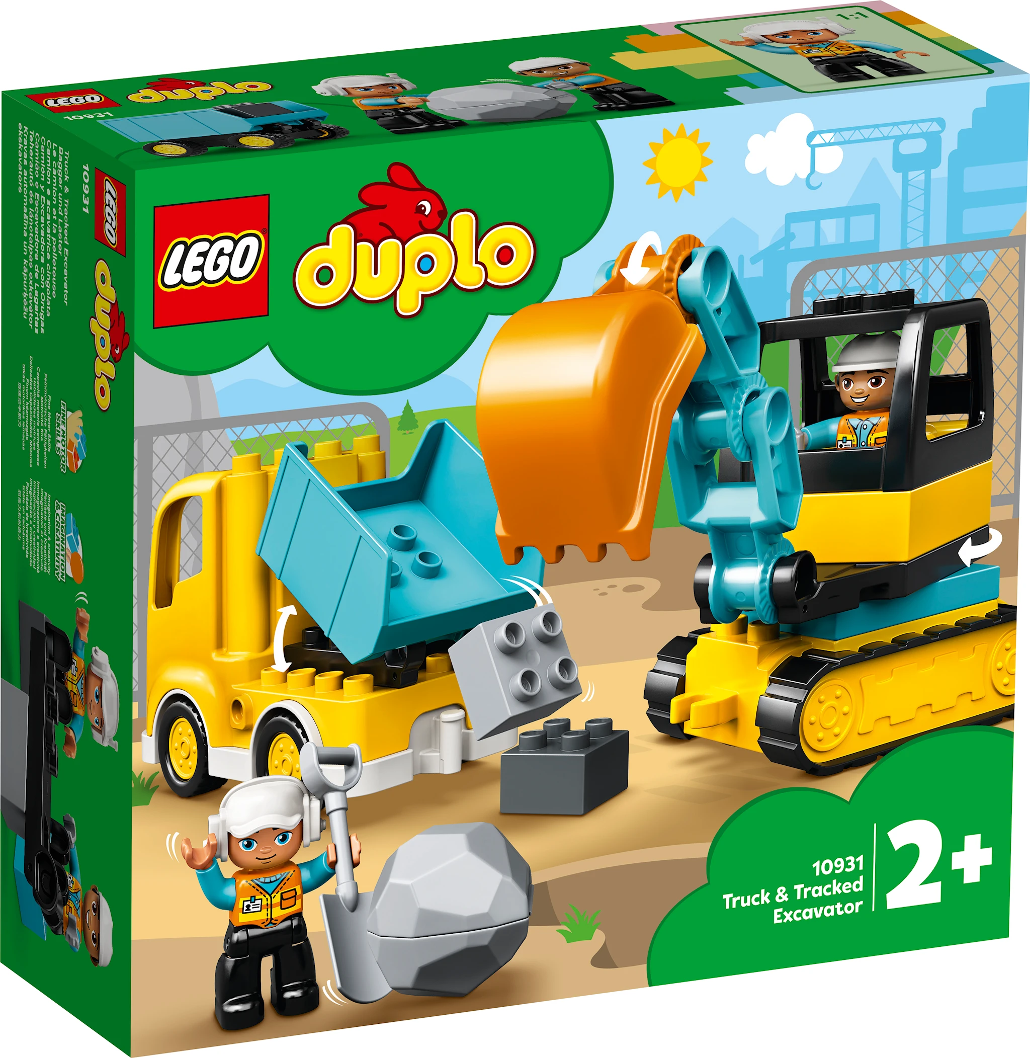Tuotekuva ille Kuorma-auto ja telakaivuri, LEGO® DUPLO Town, (10931)