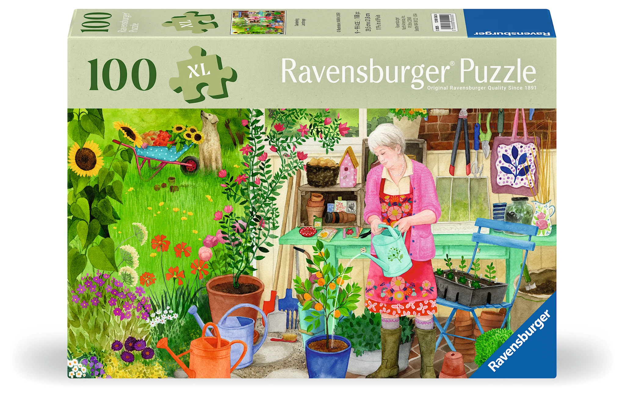 Produktbilde for Hagearbeid 100 XXL-brikker, Ravensburger