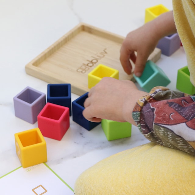 Produktbild 2 för Pusselklossar Silikon bblüv