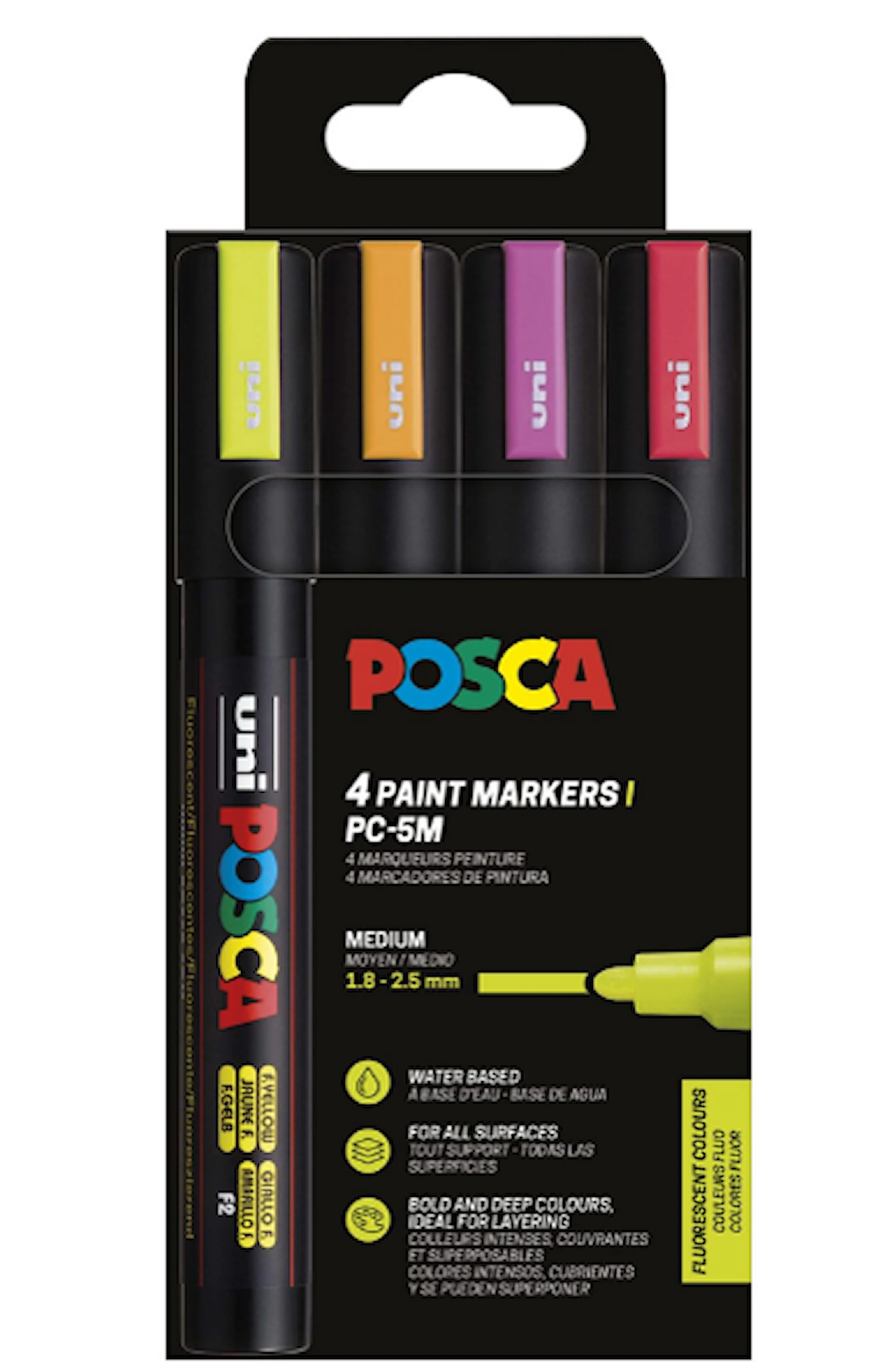Produktbilde for Posca Marker Set 4-p neonfarger
