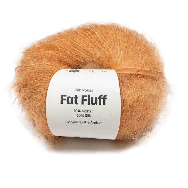 Mohair-Silkki Fat Fluff 25 gr  Spicy Mustard yellow A787 Adlibris