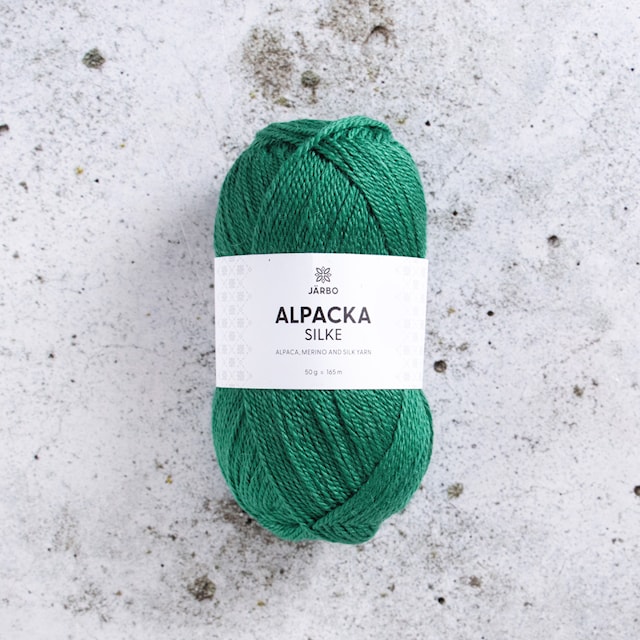 Alpacka Silke 50g Green Dynasty (08) Järbo