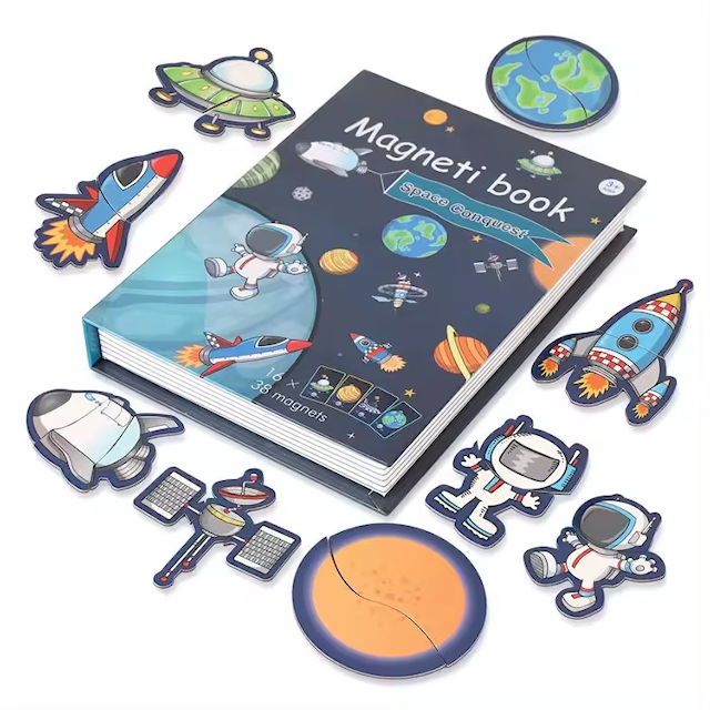 Produktbilde 2 for Magnetbok Space World Suntoy