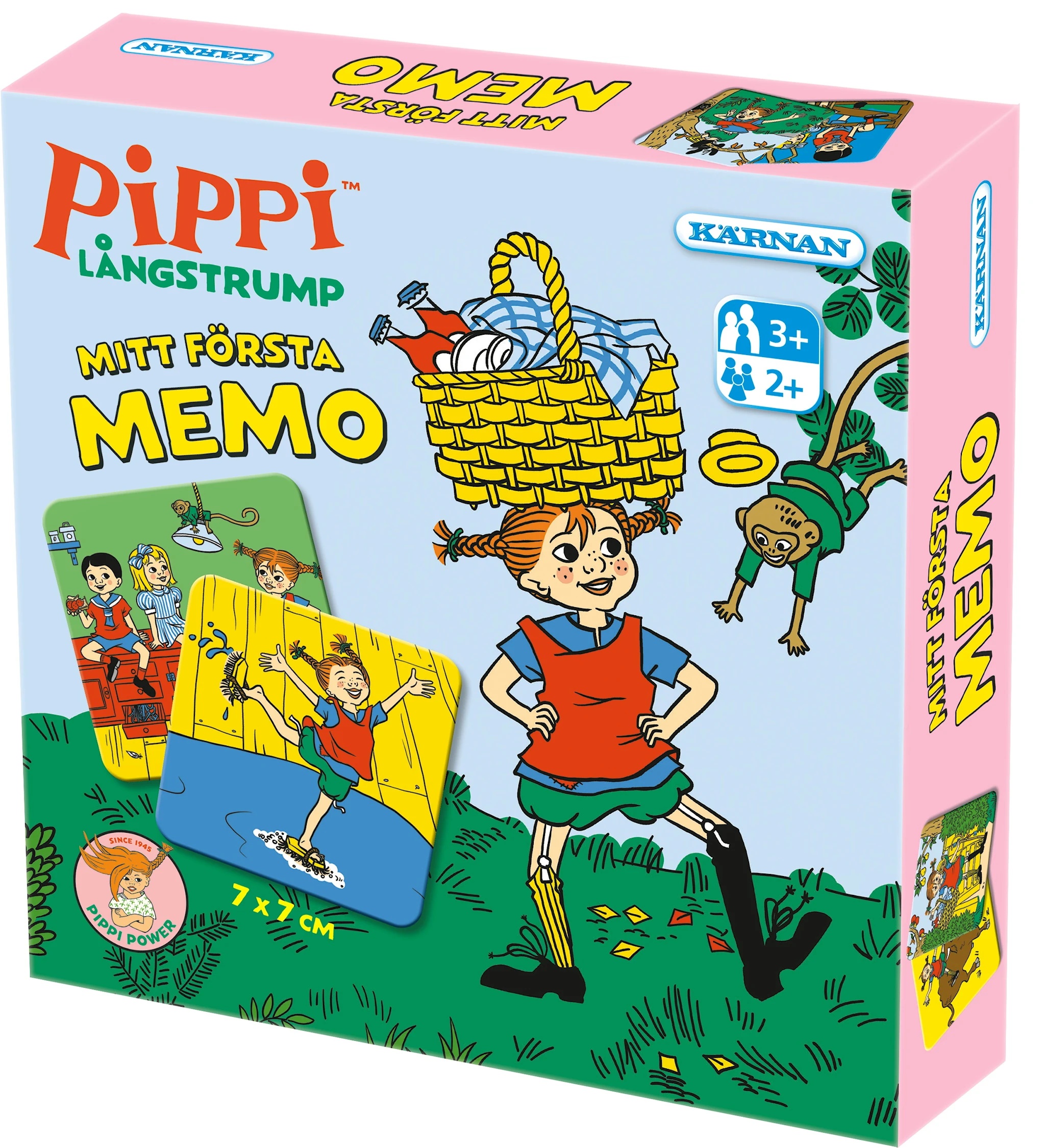 Produktbilde for Mitt første Memo Pippi Langstrømpe, Kärnan