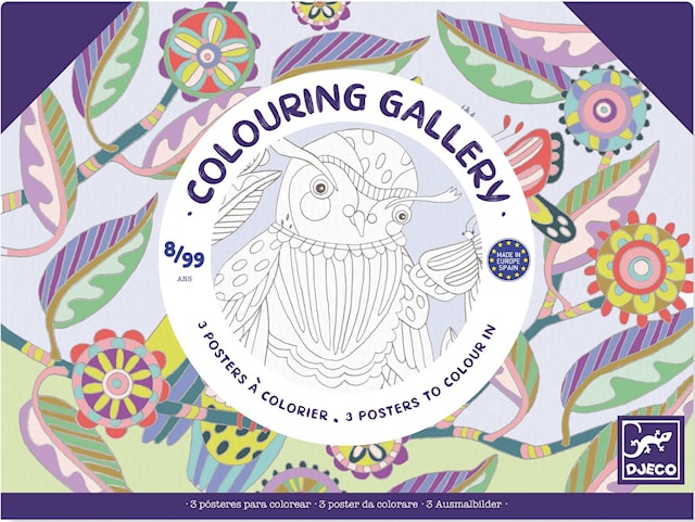 Produktbilde 1 for Malerbilder vakre fugler å fargelegge Djeco