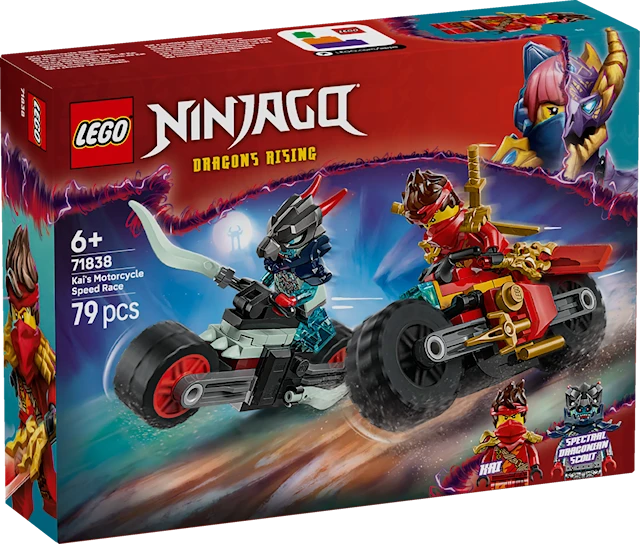Produktbilde 1 for Kais fartsfylte motorsykkeljakt LEGO® Ninjago (71838)