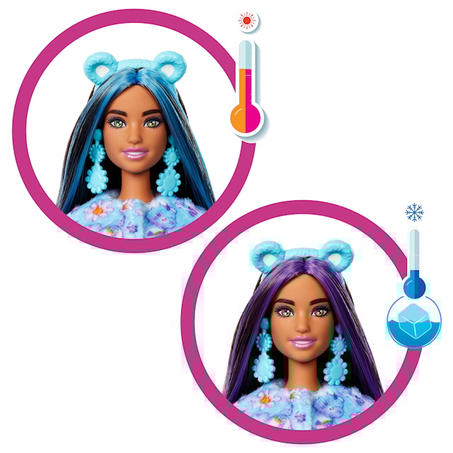 Produktbilde 6 for Barbie Motedukke Cutie Reveal Krambjörn Turkis/Lilla