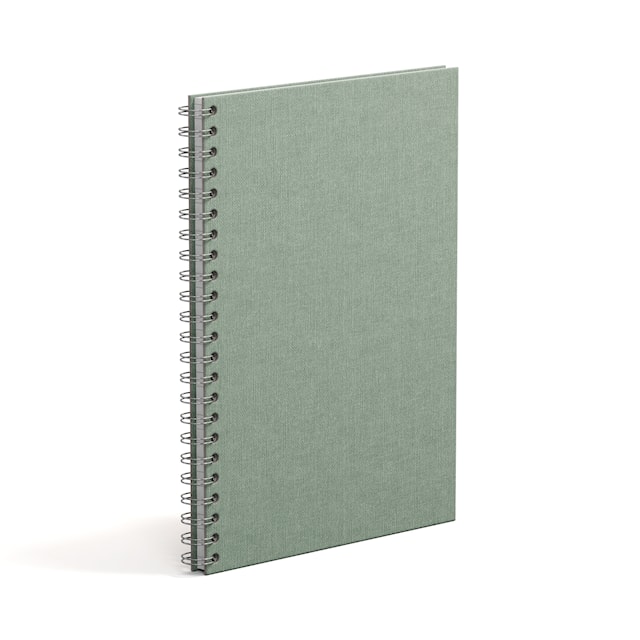 Produktbilde 2 for Notatbok A4 Linjert Soft Teal 90 Sider Bigso Box of Sweden