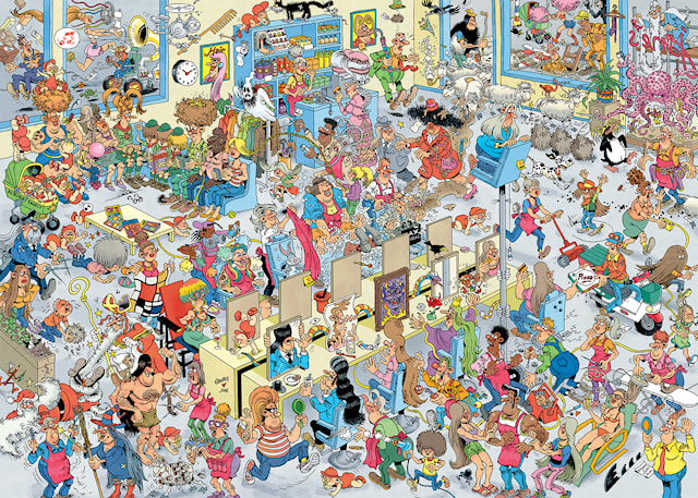 Produktbilde 2 for Jan Van Haasteren Frisørene Puslespill 1000 biter