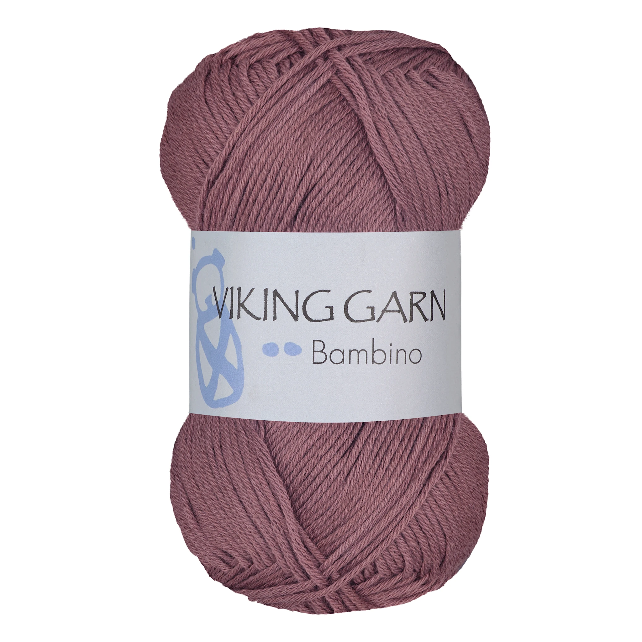 Produktbilde for Bambino 50 g Rødbrun 418 Viking Garn