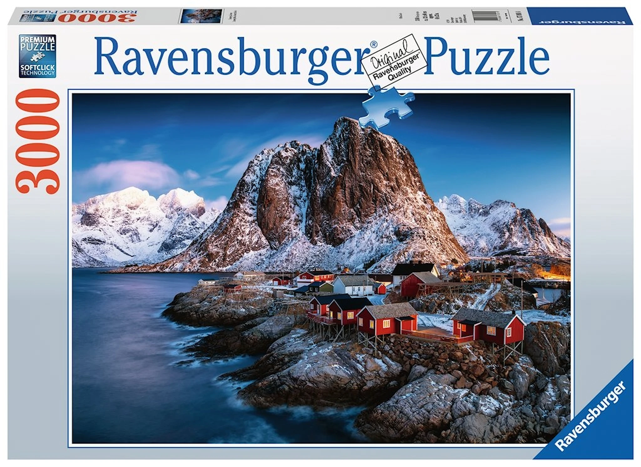 Tuotekuva ille Hamnoy, Lofoten, Palapeli, 3000 palaa, Ravensburger