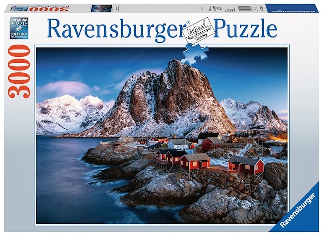 Tuotekuva 1 - Hamnoy, Lofoten, Palapeli, 3000 palaa, Ravensburger