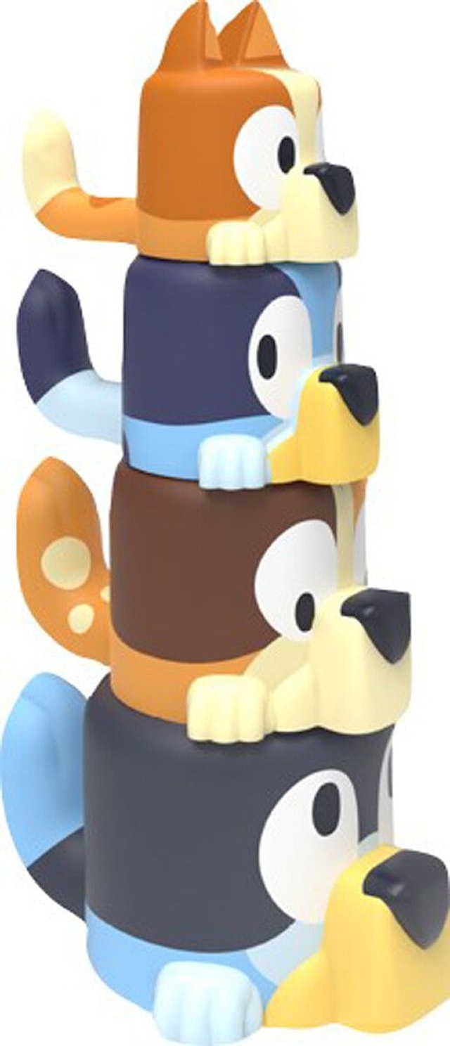 Produktbild 2 för Bluey Badleksak Klossar Toomies