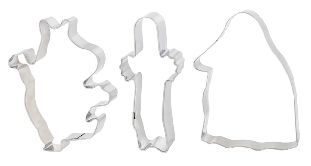 Produktbild 2 för Mumin Pepparkaksformar 3-Pack Mumin, Hattifnatt och Mårran